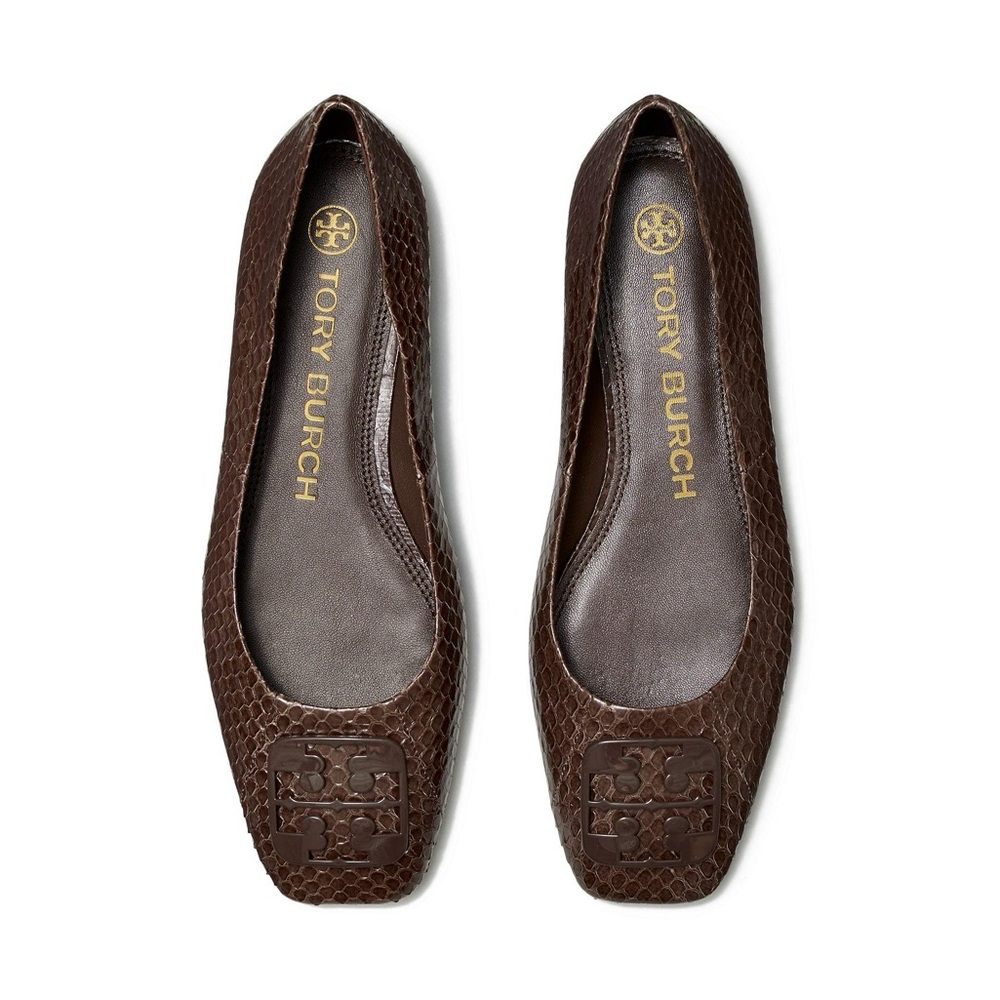 Tory Burch Georgia Snakeskin Ballet Flats NWT